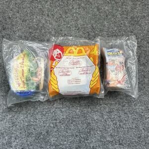McDonald's / Burger King Happy Meal Toys 80s 90s 2000 Sealed Lot Of (3) Fast FD